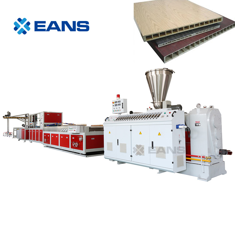 Plastic Wood Composite PVC WPC Door Board Panel Extrusion Manufacturing Making Machine