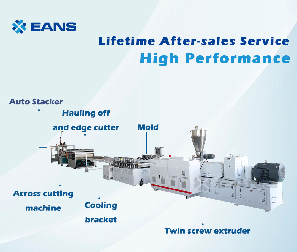 WPC foam board production line