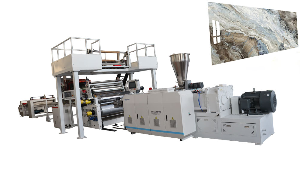 PVC marble sheet making machine